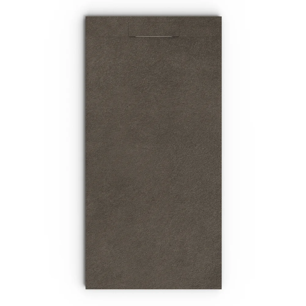 Base de duche PLASTER 3D efeito cimento artisan – vista frontal