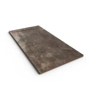 Base de duche PLASTER 3D efeito cimento deep – perspetiva