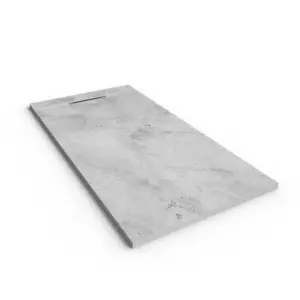 Base de duche PLASTER 3D efeito cimento grain – perspetiva