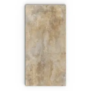 Base de duche PLASTER 3D efeito cimento metro – vista frontal
