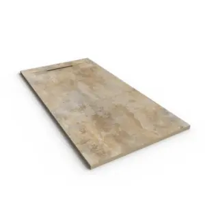 Base de duche PLASTER 3D efeito cimento metro – perspetiva
