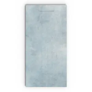 Base de duche PLASTER 3D efeito cimento pearl – vista frontal