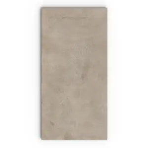 Base de duche PLASTER 3D efeito cimento satin – vista frontal