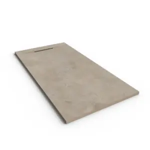 Base de duche PLASTER 3D efeito cimento satin – perspetiva