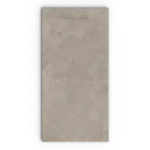 Base de duche PLASTER 3D efeito cimento smooth – vista frontal