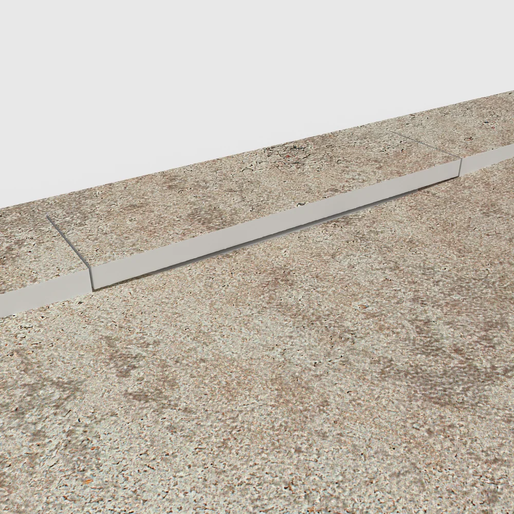Base de duche PLASTER 3D efeito cimento BETONIK – detalhe