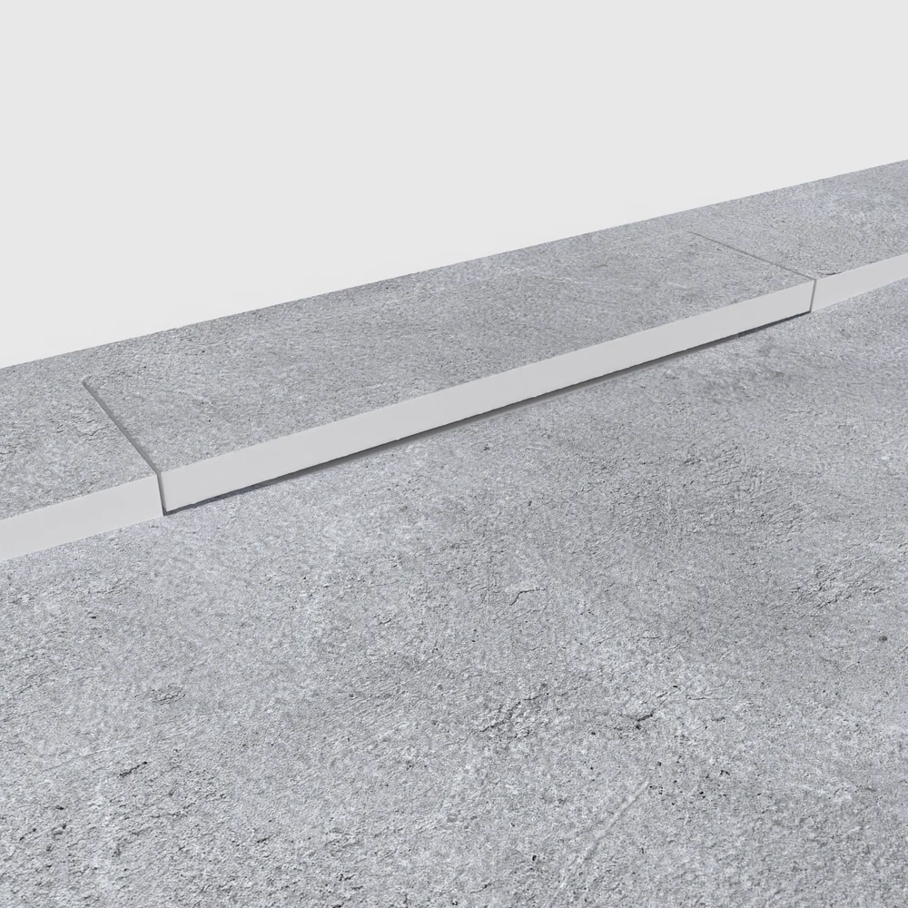 Base de duche PLASTER 3D efeito cimento CEMARO – detalhe