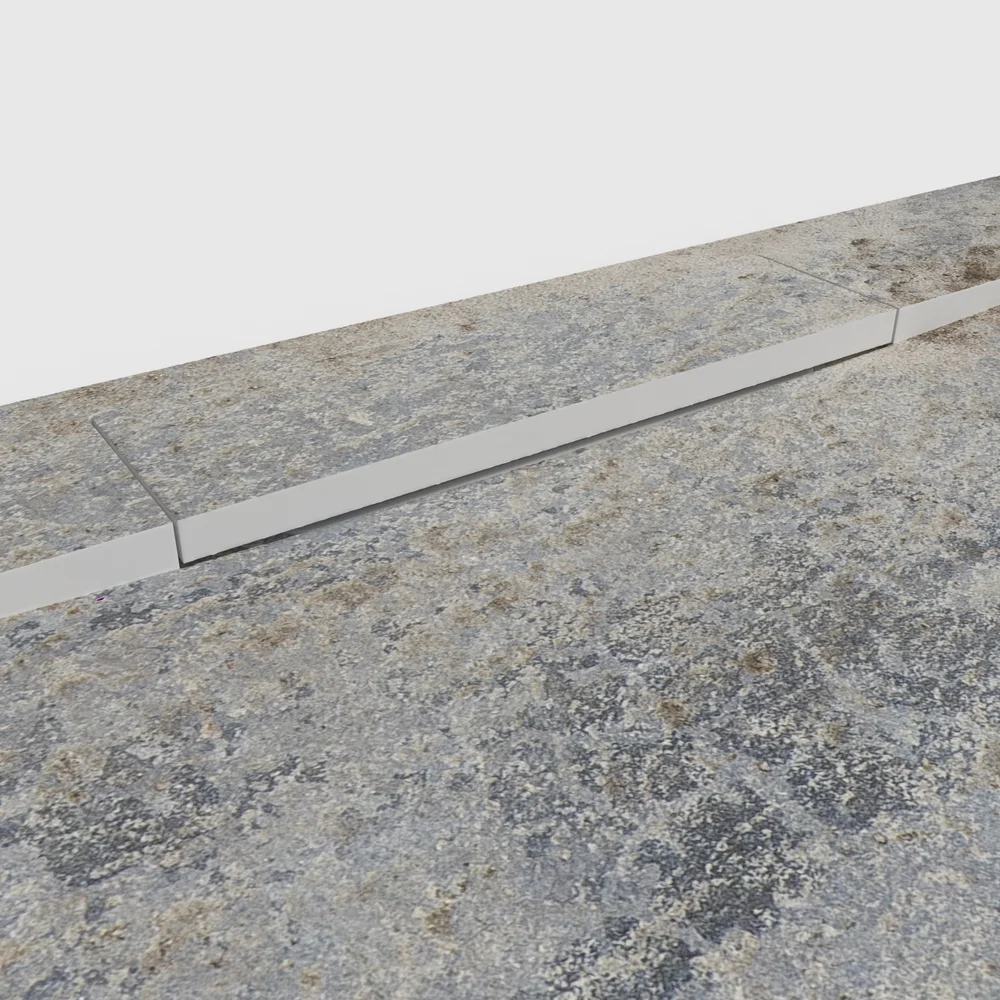 Base de duche PLASTER 3D efeito cimento CEMLUX – detalhe