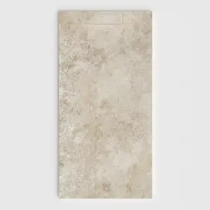 Base de duche PLASTER 3D efeito cimento DURTON – vista frontal