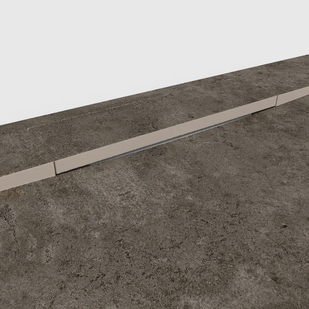Base de duche PLASTER 3D efeito cimento MORTEXA – detalhe