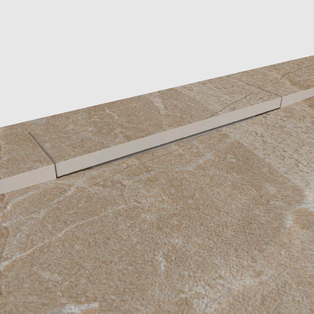 Base de duche PLASTER 3D efeito cimento VIMPER – detalhe