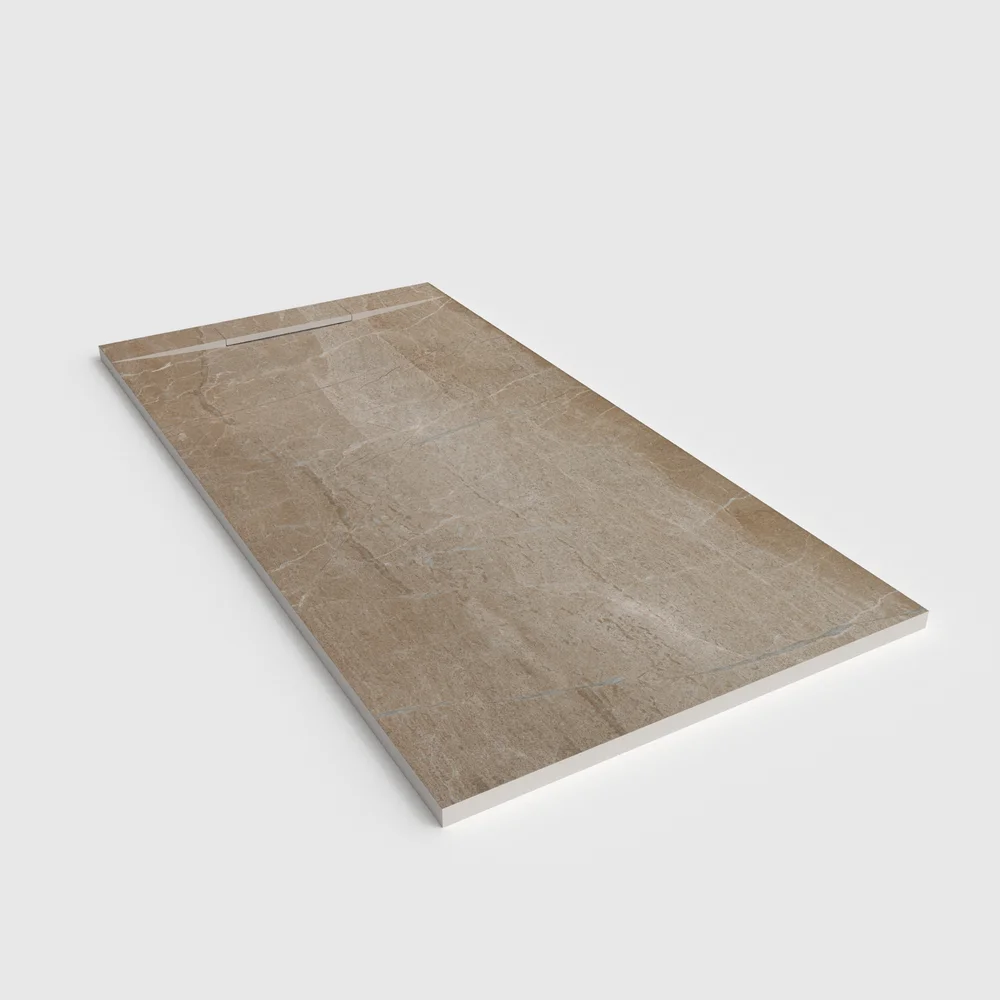 Base de duche PLASTER 3D efeito cimento VIMPER – perspetiva