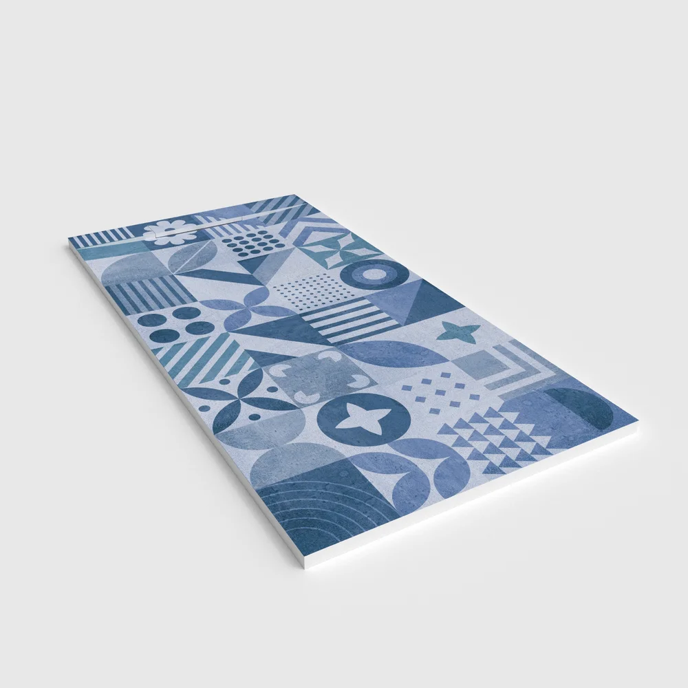 Base de duche PLASTER 3D efeito hidraulico AZURIA – perspetiva