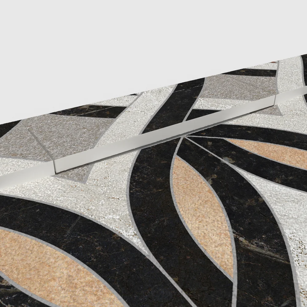 Base de duche PLASTER 3D efeito hidraulico DALIZIA – detalhe