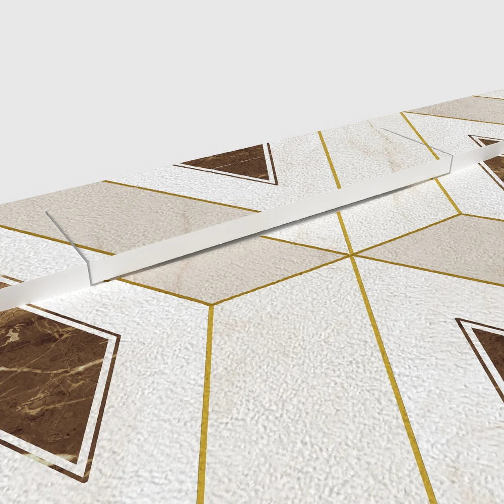 Base de duche PLASTER 3D efeito hidraulico DEVOCA – detalhe