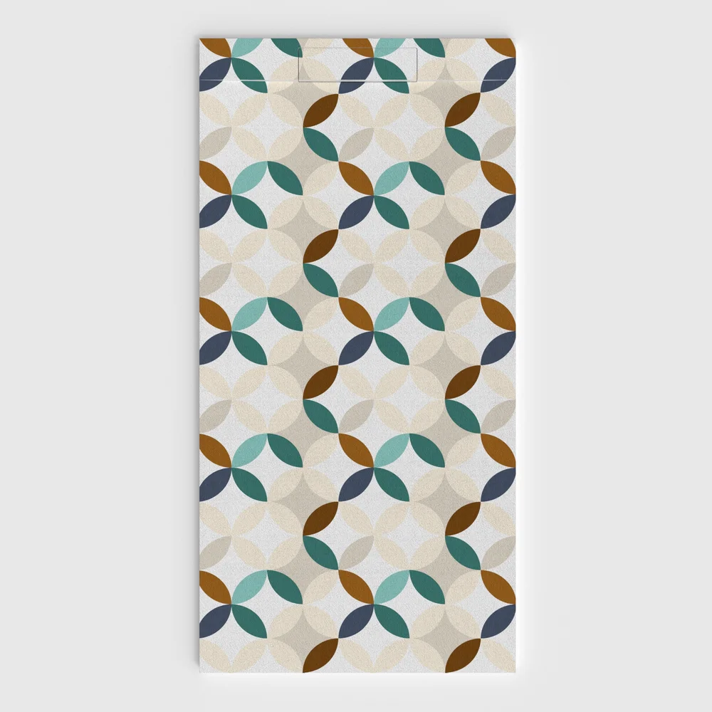 Base de duche PLASTER 3D efeito hidraulico FLORENCA – vista frontal