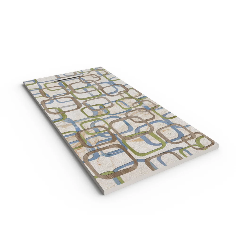 Base de duche PLASTER 3D efeito hidraulico LOFT – perspetiva