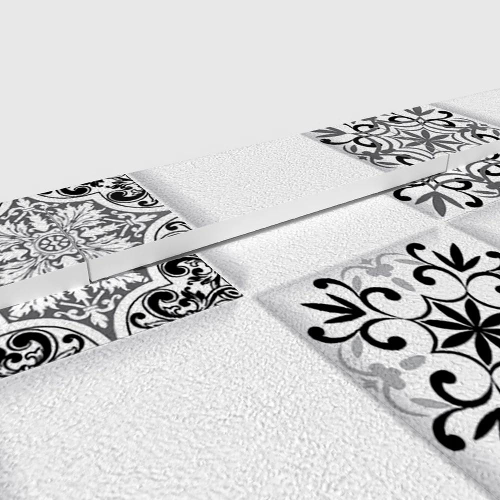 Base de duche PLASTER 3D efeito hidraulico LUMIRA – detalhe