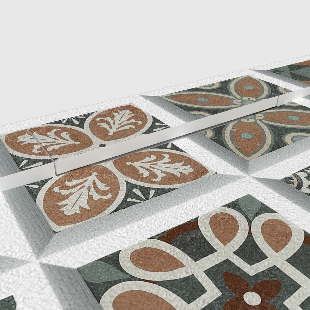 Base de duche PLASTER 3D efeito hidraulico MAPI – detalhe