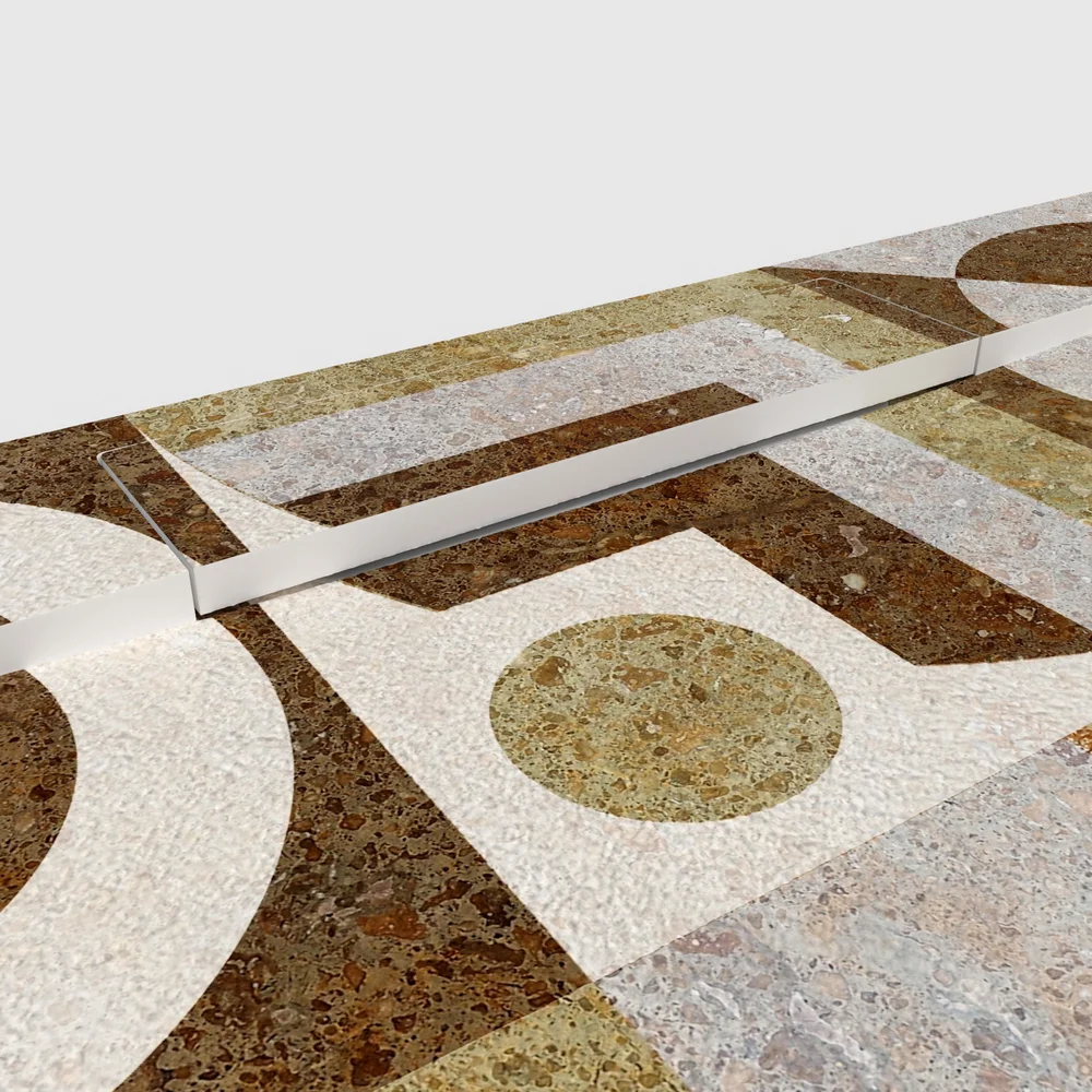Base de duche PLASTER 3D efeito hidraulico TESSELA – detalhe