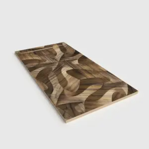 Base de duche PLASTER 3D efeito madeira AMELVA – perspetiva