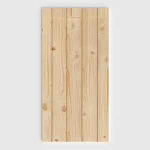 Base de duche PLASTER 3D efeito madeira AROMYSA – vista frontal