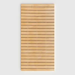 Base de duche PLASTER 3D efeito madeira AROVEN – vista frontal