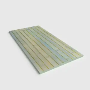 Base de duche PLASTER 3D efeito madeira CEDRON – perspetiva