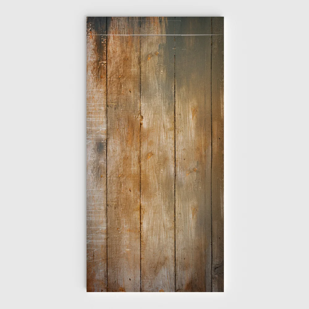Base de duche PLASTER 3D efeito madeira NOGUERAL – vista frontal