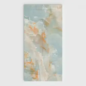 Base de duche PLASTER 3D efeito mármore CELESTINO – vista frontal