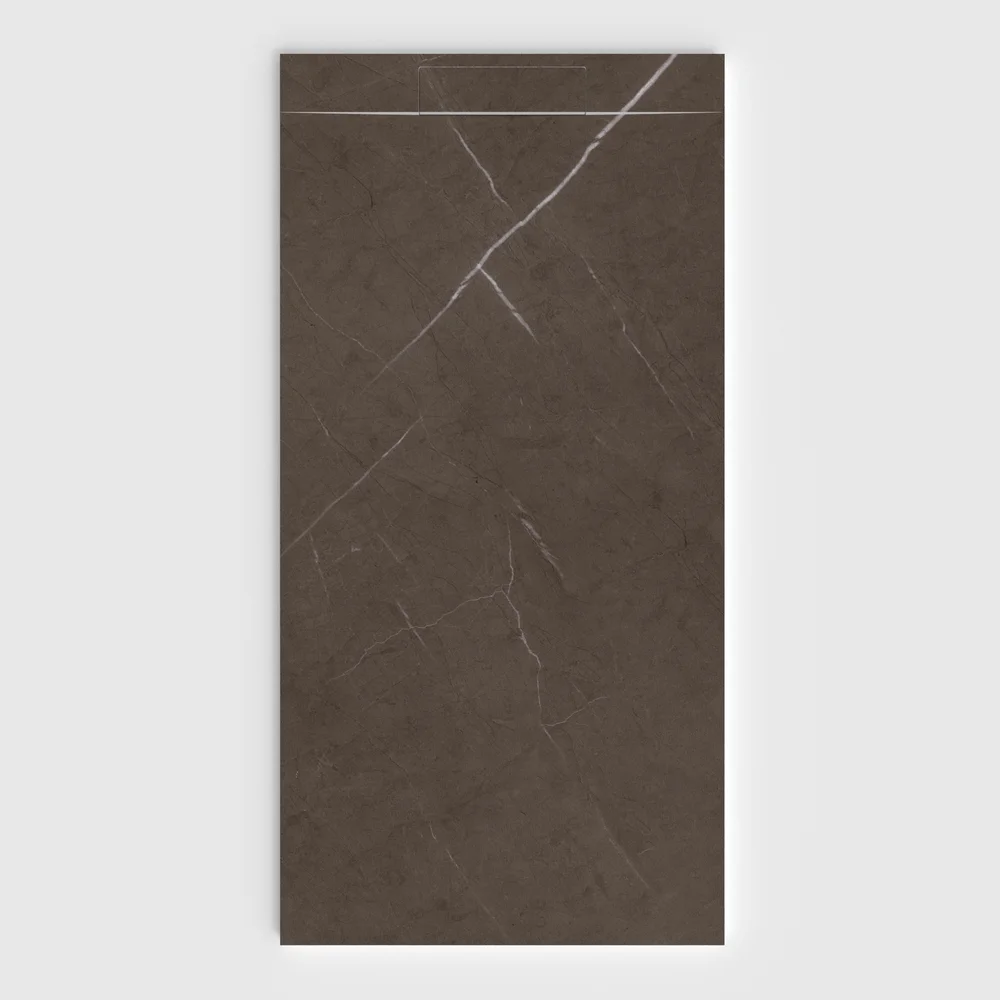 Base de duche PLASTER 3D efeito mármore CERAVELLA – vista frontal