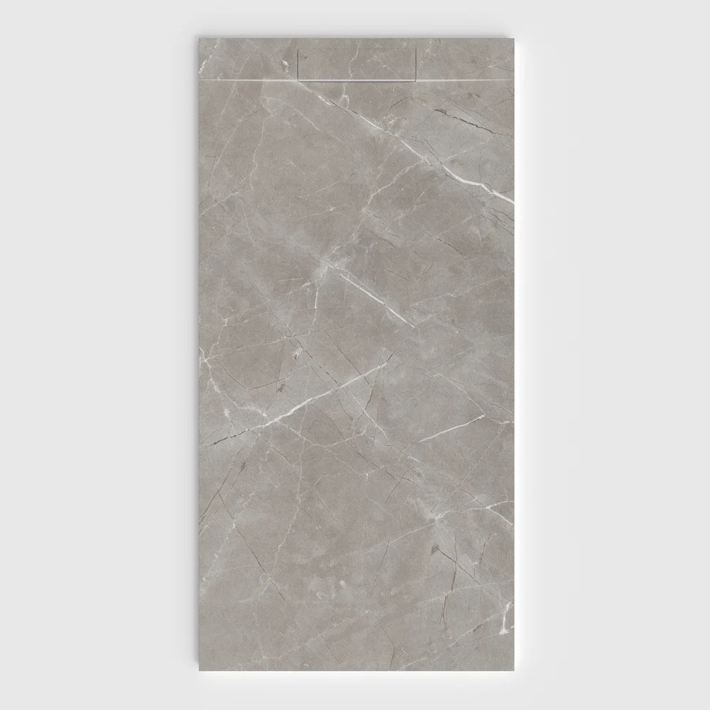 Base de duche PLASTER 3D efeito mármore DIANTHUS – vista frontal