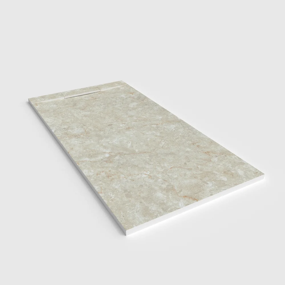 Base de duche PLASTER 3D efeito mármore DOMARTH – perspetiva