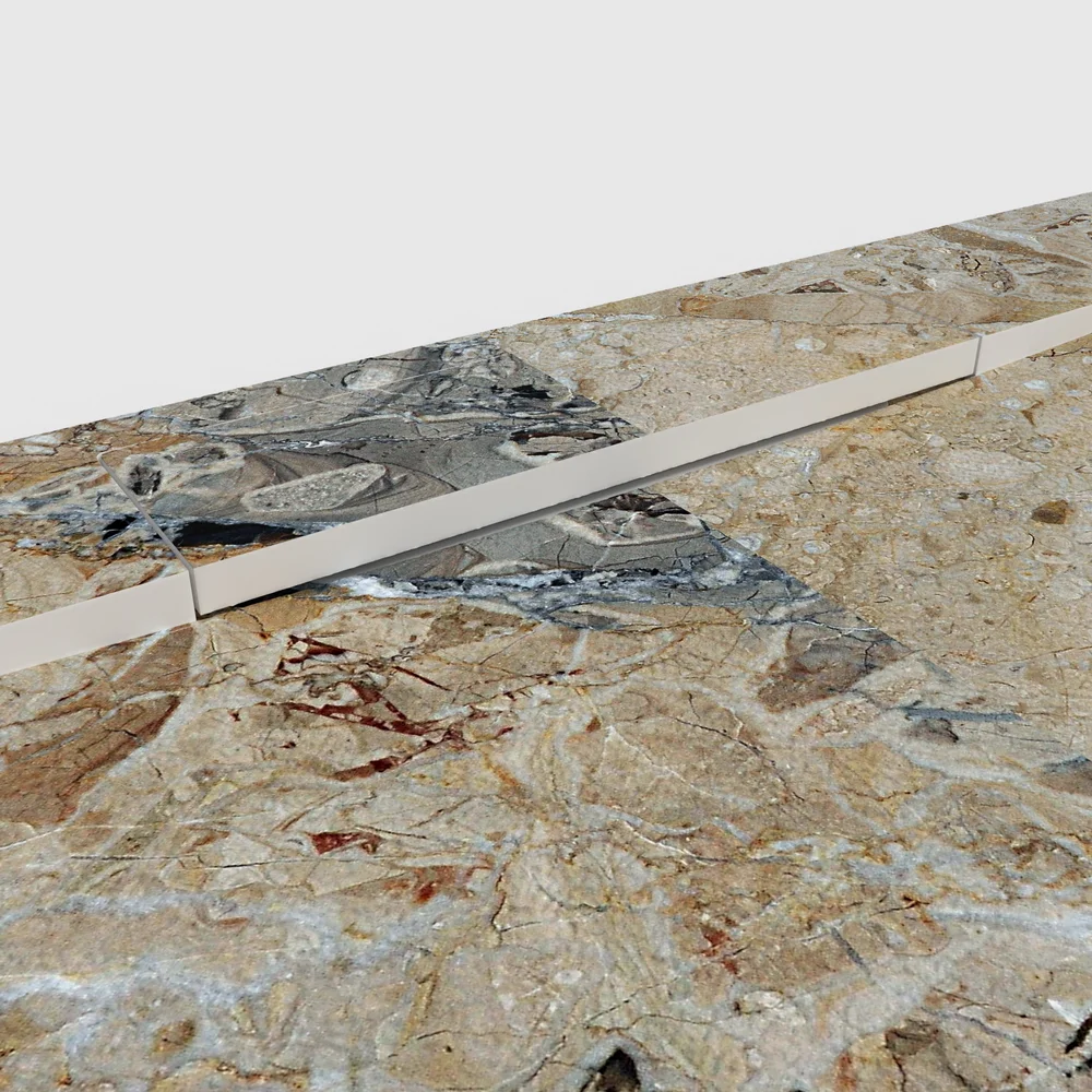 Base de duche PLASTER 3D efeito mármore FIORAXIA – detalhe