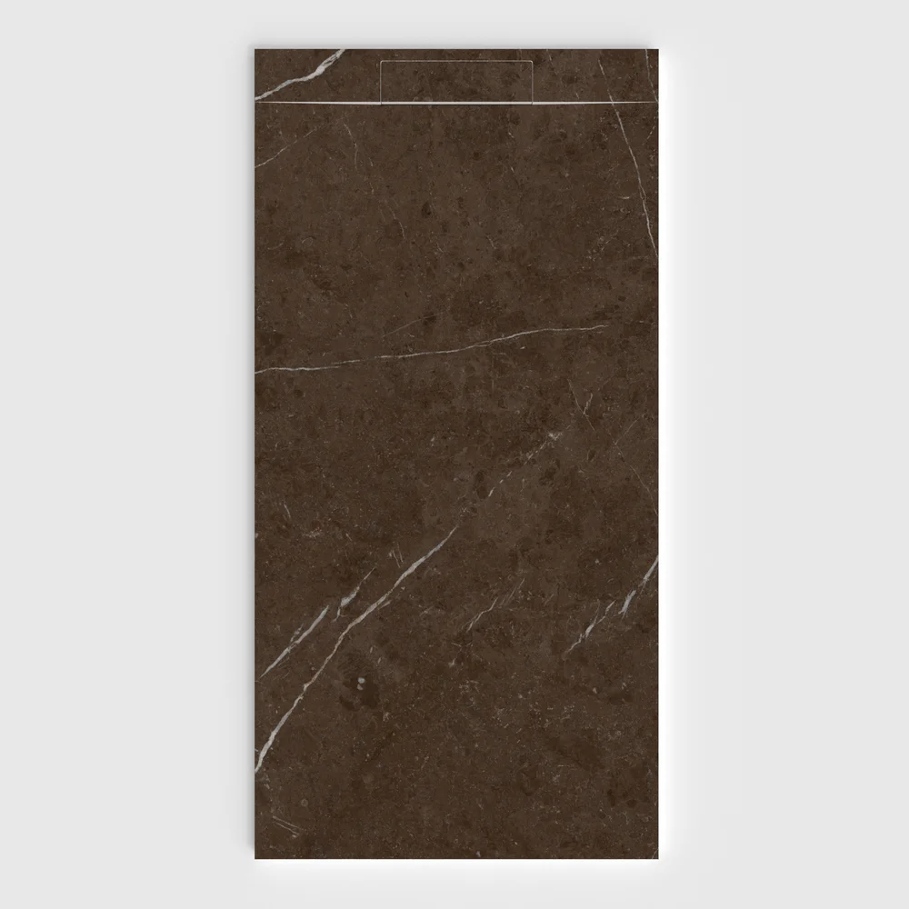 Base de duche PLASTER 3D efeito mármore FLORVIAN – vista frontal