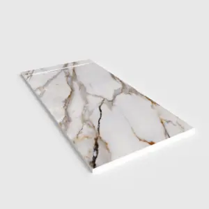 Base de duche PLASTER 3D efeito mármore LUNARETH – perspetiva