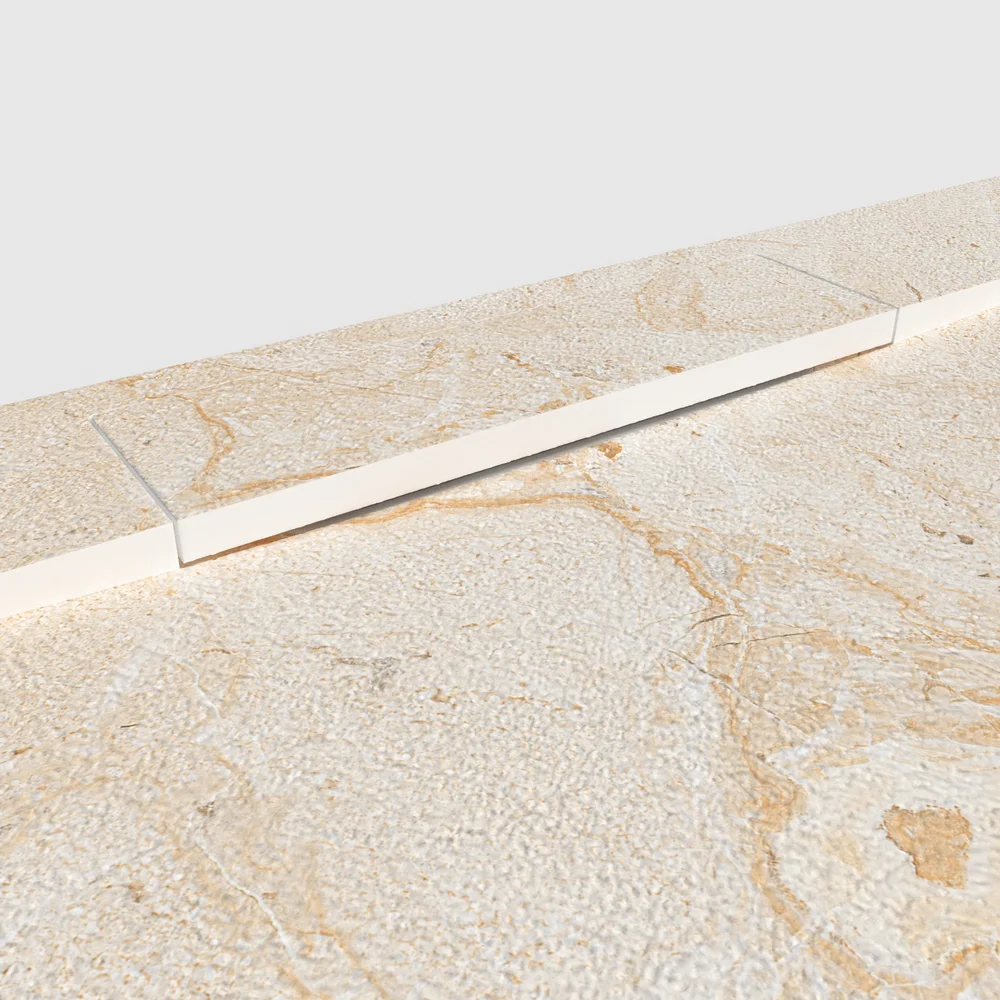 Base de duche PLASTER 3D efeito mármore MONTISERA – detalhe