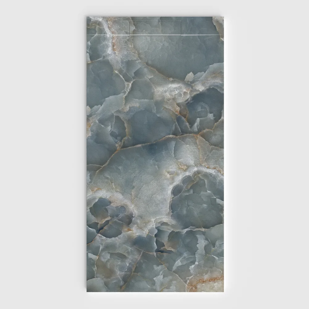 Base de duche PLASTER 3D efeito mármore NIVIANOR – vista frontal