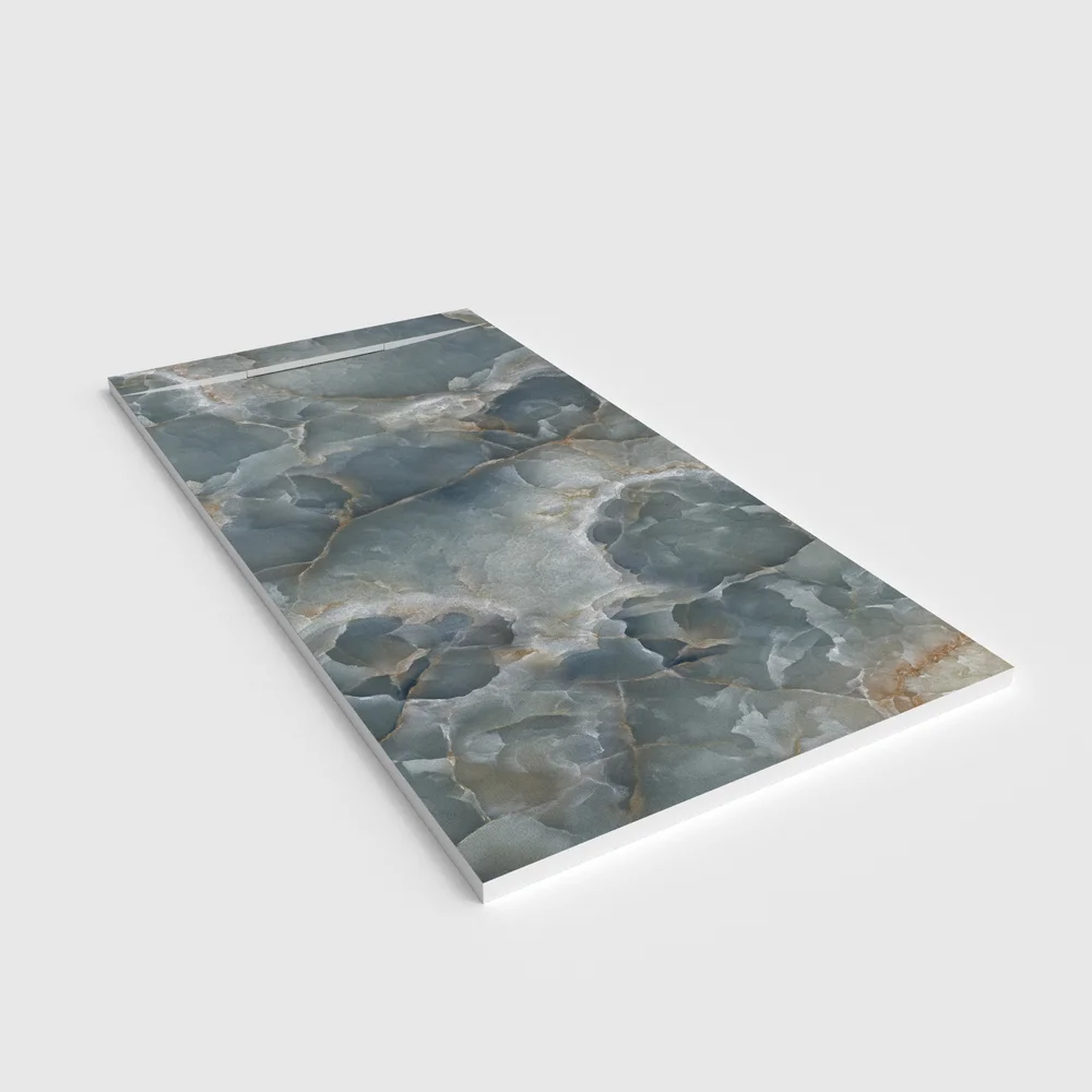 Base de duche PLASTER 3D efeito mármore NIVIANOR – perspetiva