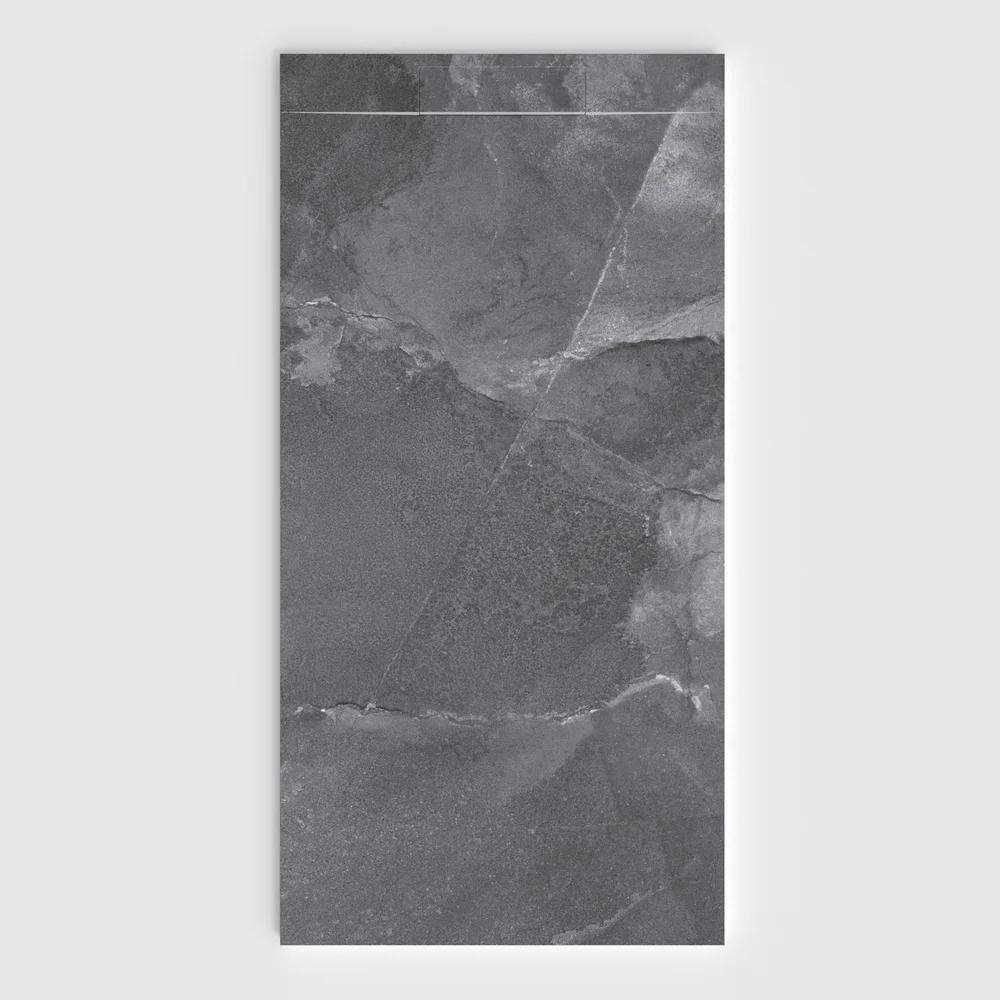 Base de duche PLASTER 3D efeito mármore OBELITH – vista frontal