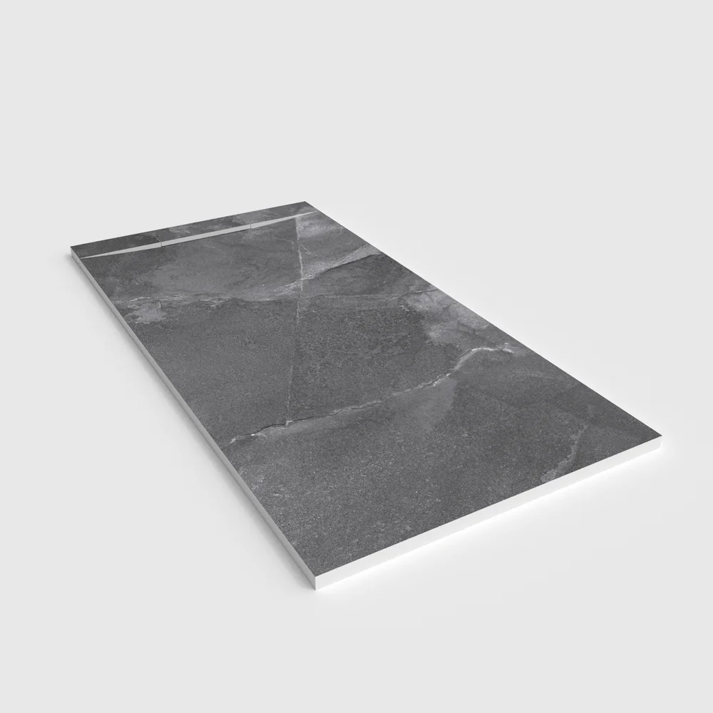 Base de duche PLASTER 3D efeito mármore OBELITH – perspetiva