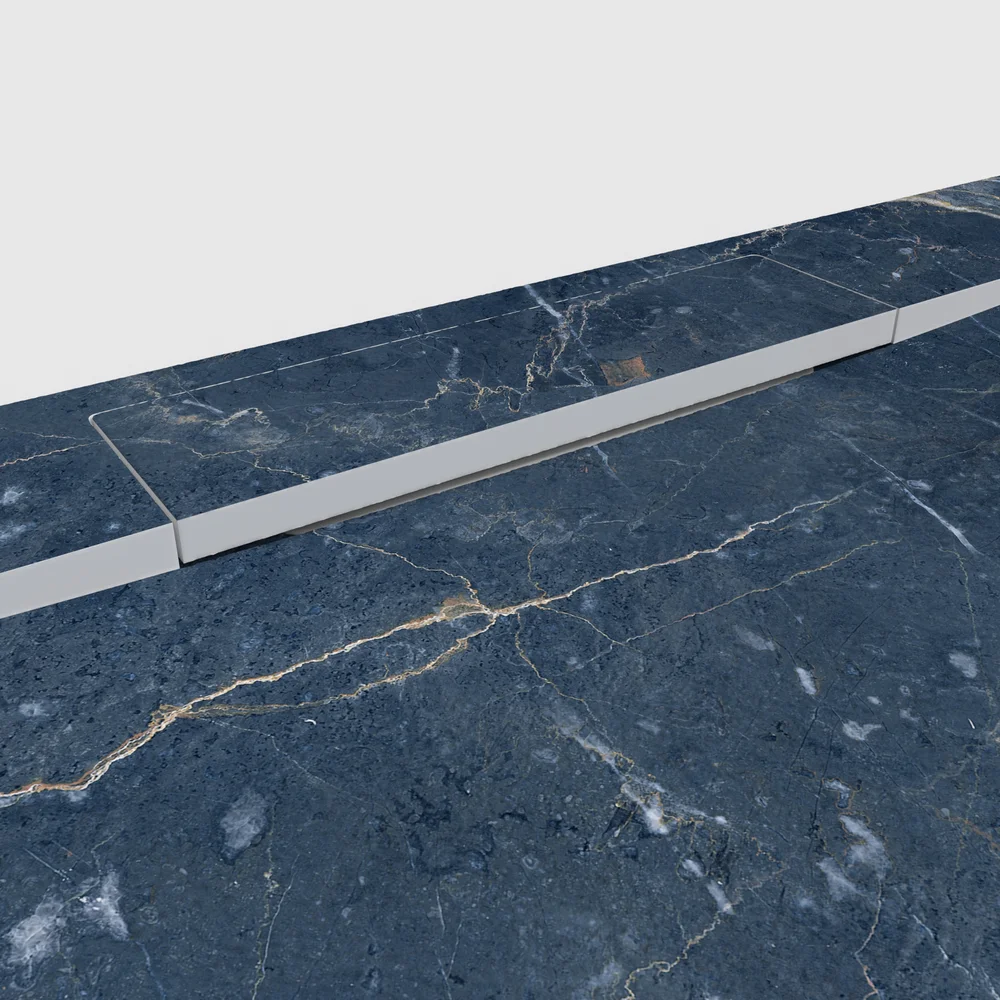 Base de duche PLASTER 3D efeito mármore OREADE – detalhe