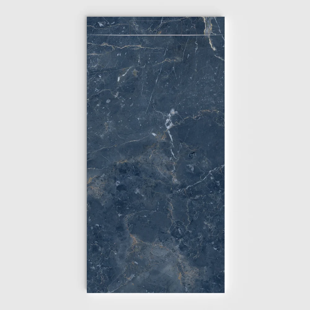 Base de duche PLASTER 3D efeito mármore OREADE – vista frontal