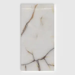 Base de duche PLASTER 3D efeito mármore PALLENZIA – vista frontal