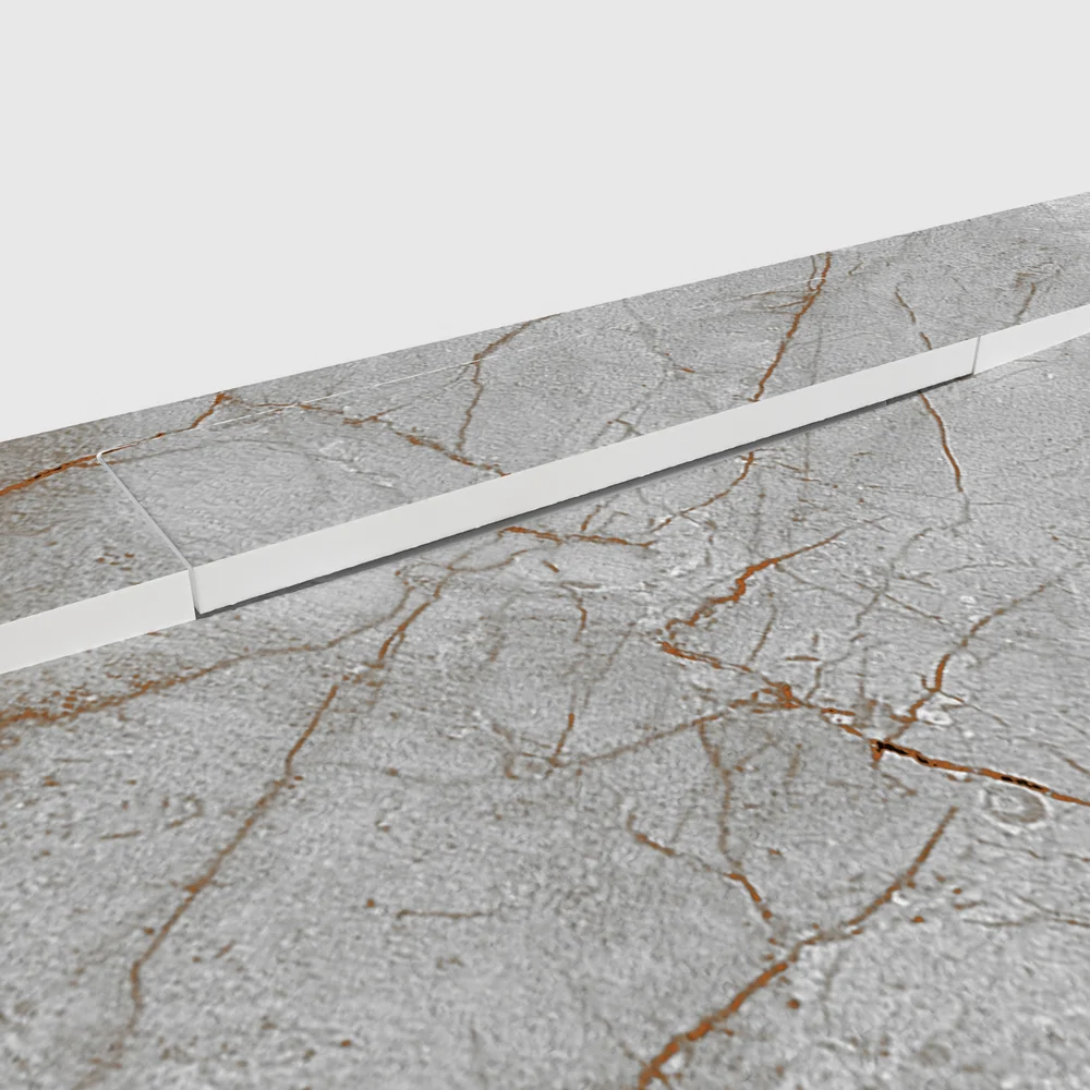 Base de duche PLASTER 3D efeito mármore ZAFFIRIUM – detalhe
