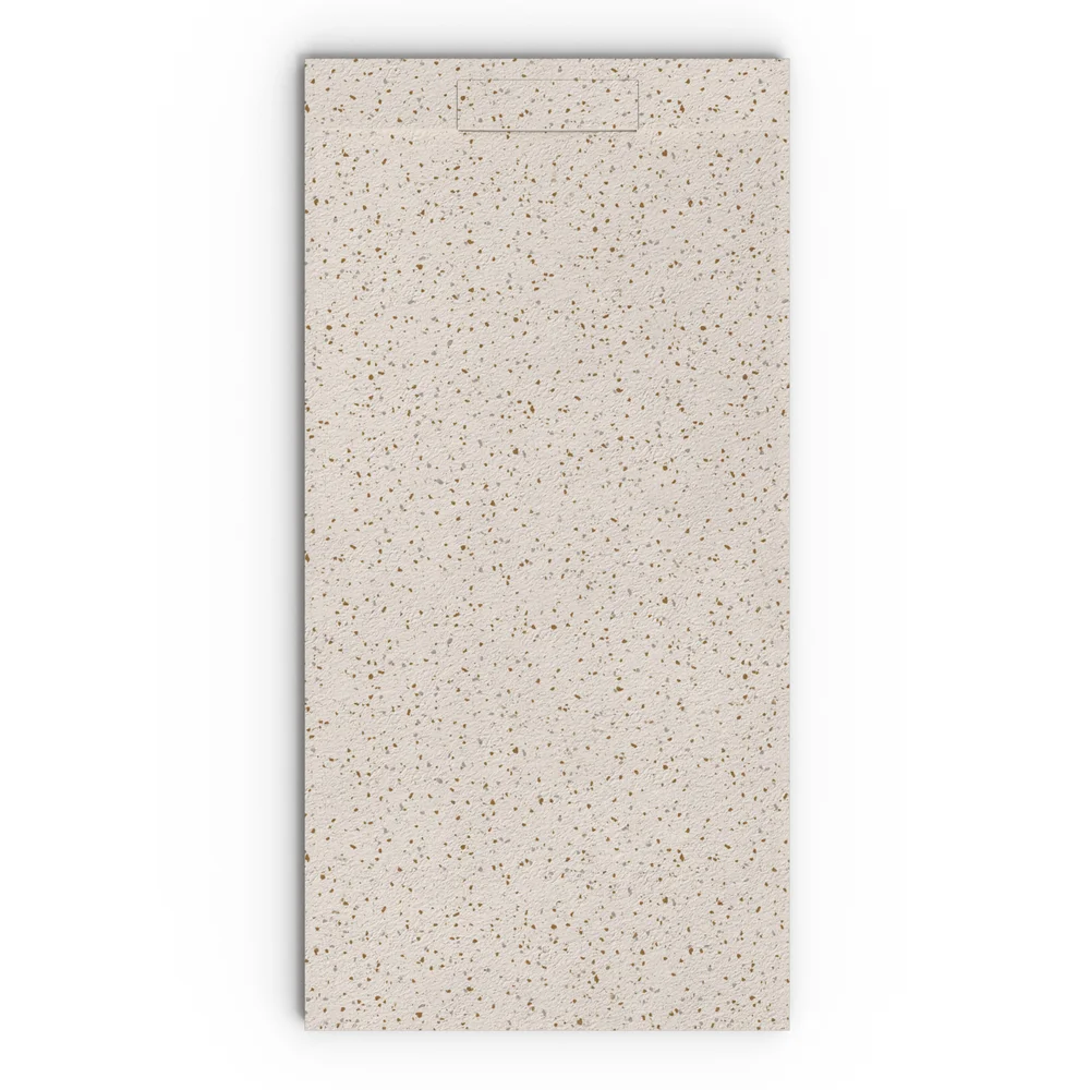 Base de duche PLASTER 3D efeito terrazo BLEND – vista frontal