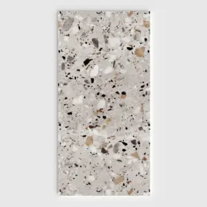 Base de duche PLASTER 3D efeito terrazo GRANITURA – vista frontal