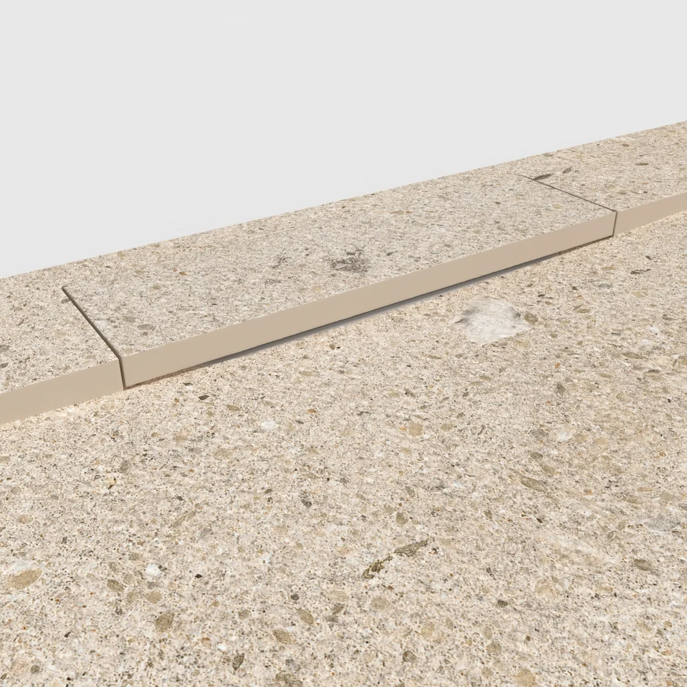 Base de duche PLASTER 3D efeito terrazo LOTUM – detalhe