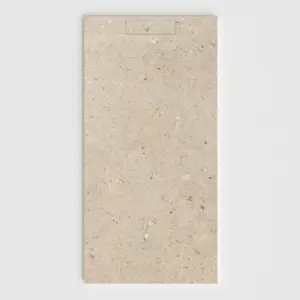 Base de duche PLASTER 3D efeito terrazo LOTUM – vista frontal