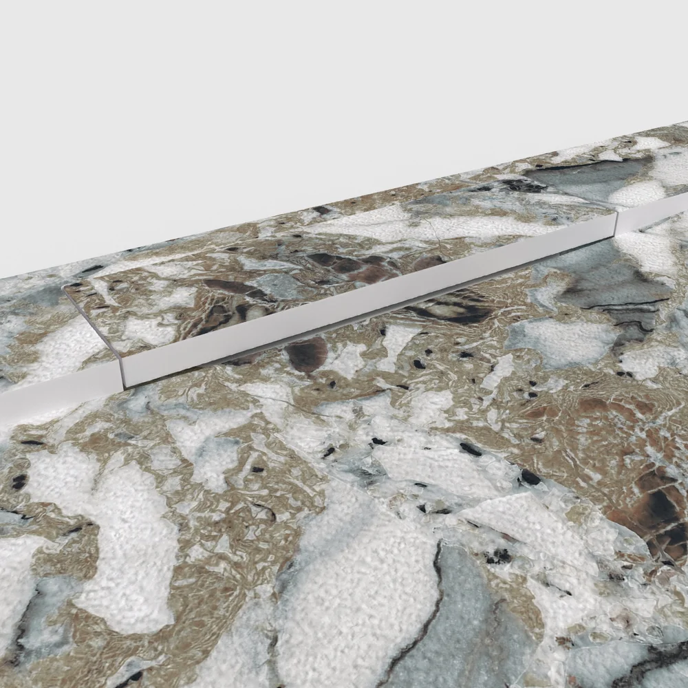 Base de duche PLASTER 3D efeito terrazo MIXALINA – detalhe